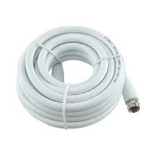 6' RG6 White Coaxial Cable