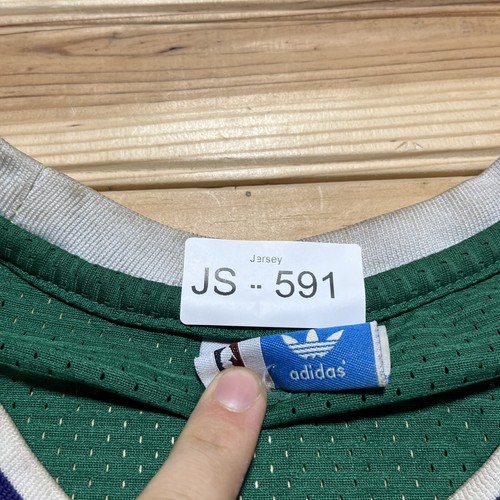 Adidas Hardwood Classics Lebron James Green Purple Jersey Size Medium +2 Sewn - Picture 8 of 8