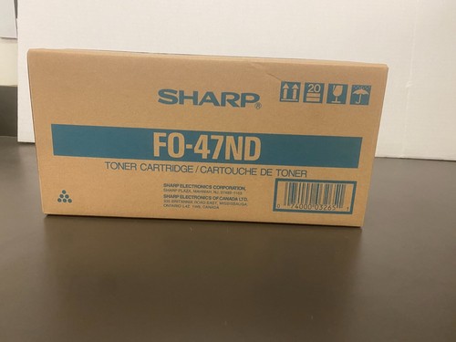 SHARP FO-47ND Black Toner Cartridge For Sharp FO-4650, 4700, 4970 NEW 33165AM