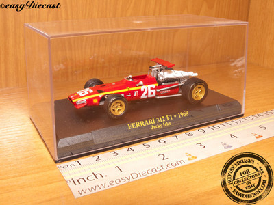イクソ1/43 フェラーリ 312 F1 #26 J.イクス Ferrari 312 F1 - 1st GP France No. 26 Jacky Ickx 1968, Ixo 1