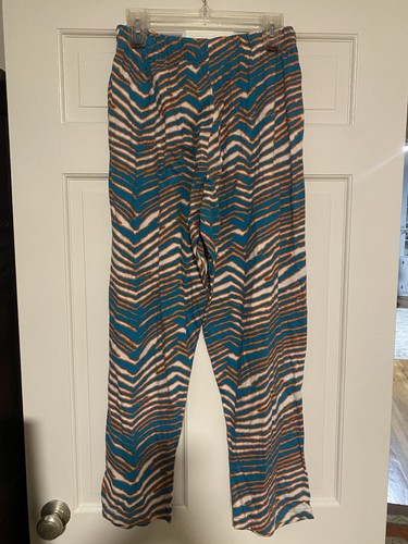 Zubaz NFL Men's Miami Dolphins Zebra Outline Comfy Pants Medium - Picture 3 of 5