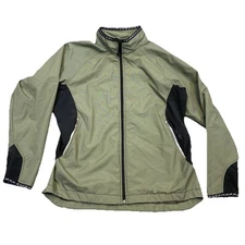 Kerrits Jacket Women's L Green Equine Horse Riding Softshell Vented  Full Zip