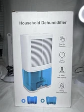 Dehumidifier 68oz(2000ml) Small Dehumidifier with Drain Hose for Up to 650 sq...