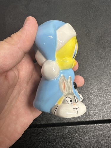 Vintage Tweety Bird & Sylvester Salt & Pepper Shakers Looney Tunes Bugs Bunny - Picture 9 of 13