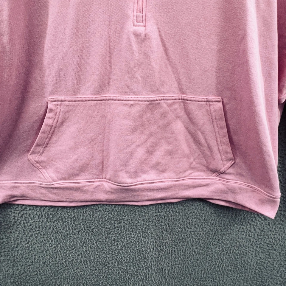 Columbia Mujer Pullover Sudadera 2X Rosa Cuarto Cremallera Exterior Vellón Capas Foto 3 de 4