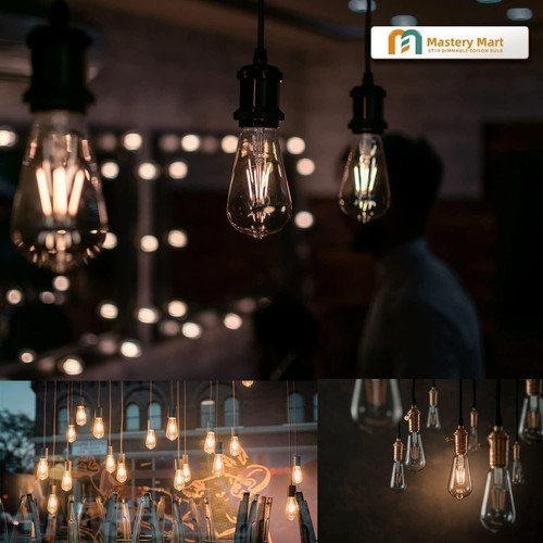 10 Pack Vintage Edison Bulbs, E26 Led Bulb 5.5W Equivalent to 60W, Dimmable, ... - Picture 7 of 7