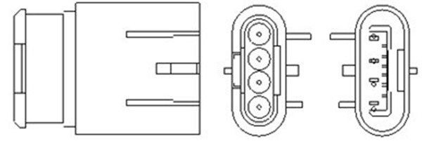 Magneti Marelli 466016355161 Lambdasonde Passend FüR Fiat Lancia-image