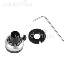 10pcs WXD3 Precision Multi-turn Potentiometer 100Ω~100KΩ Potentiometer Knob 4MM