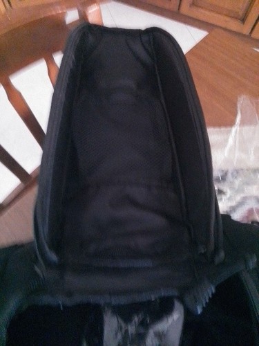 zaino moto Cordura Kemi Moto Con Porta Casco Nero - Foto 2 di 10
