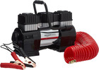 Amazon Basics - Portable Digital Air Compressor, Dual Battery Clamps with Carry