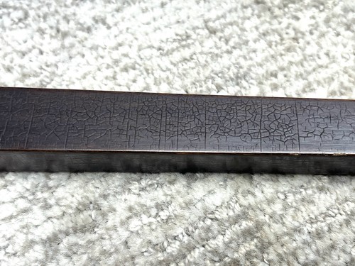 Mahogany Grand Piano Wood Lid Prop Stick With Solid Brass Hardware Salvaged - Picture 3 of 10