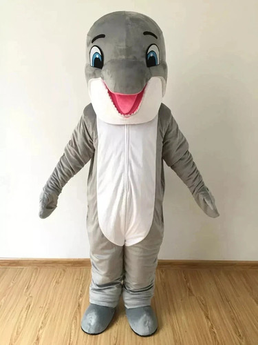 Disfraz de mascota delfín adulto Halloween conjunto de disfraces - Imagen 2 de 3