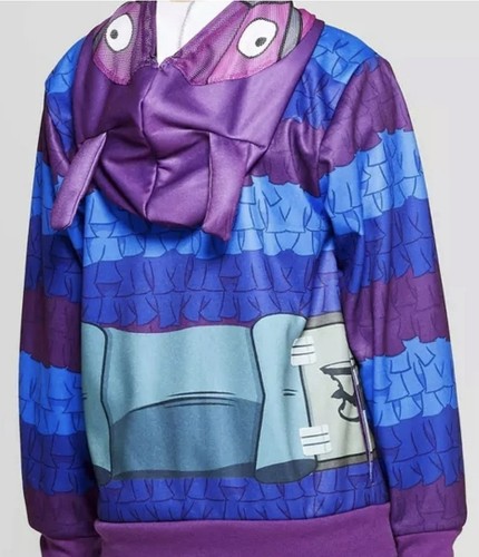 Fortnite Loot Llama Zip up Hoodie Jacket Boys Size 8 Medium - Bild 4 von 4