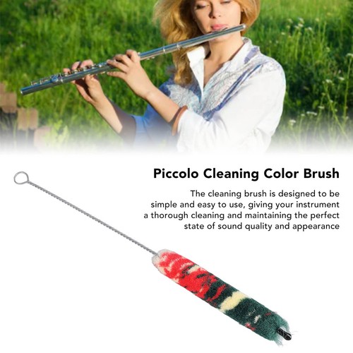 Piccolo Reinigungsbürste Farbe Lange Metall-Set Vielseitiges Musikinstrument SAL - Photo 10/22