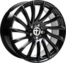 4x Alufelgen Tomason TN16 black painted 8x18 ET35 LK4 100 18 Zoll Felgen Alu