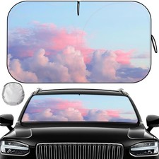 Foldable Car Sun Shade Cloud Windshield Sun Visor Front Window Sun Blocker