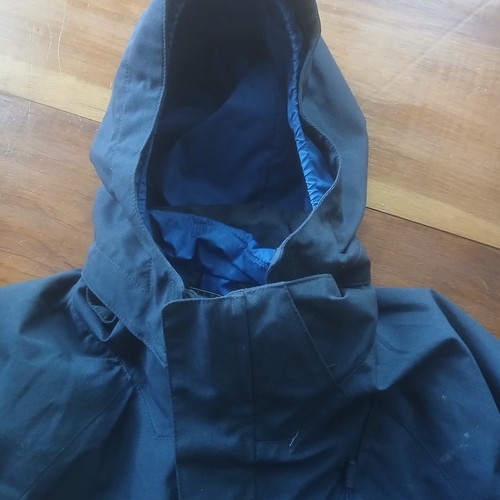 LL Bean 3 In 1 Boys Blue Hooded Jacket XL 18 - Picture 3 of 13