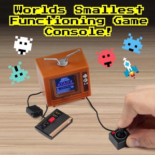Tiny Arcade Atari 2600 3.5" Mini Retro Game - Picture 4 of 4