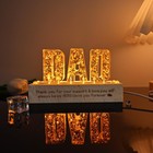Gift for Dad Led Night Light Father’s Day from Son Daughter Golden