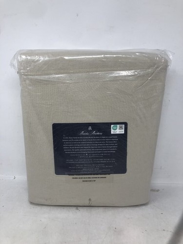 Brooks Brothers Linen Cotton Queen Sheet Set,Washed for Softness - Picture 3 of 4
