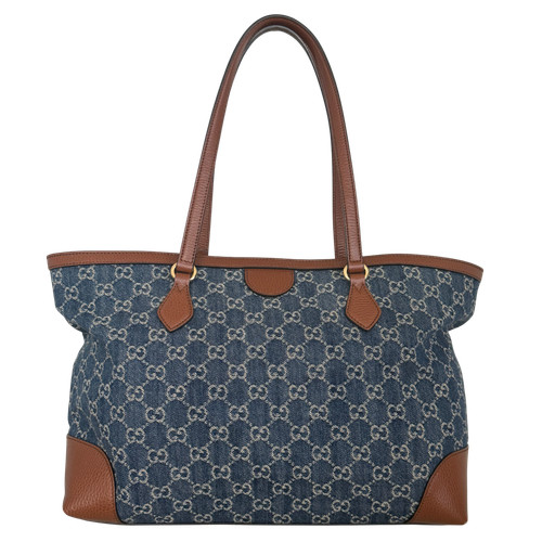 Gucci Ophidia GG Denim Tote Bag Blau / gut - Picture 3 of 18