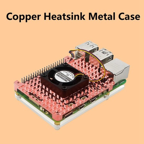 Pour 5 dissipateurs thermiques en cuivre boîtier métallique bol de refroidissement passif boîtier en cuivre pour 1243 - Photo 4/6