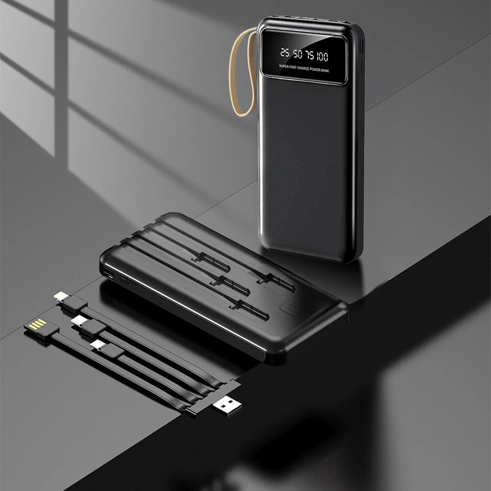 New 100000mah Power Bank USB-C Pack Backup Battery Fast Charger For Phone UK - Image 4 of 4