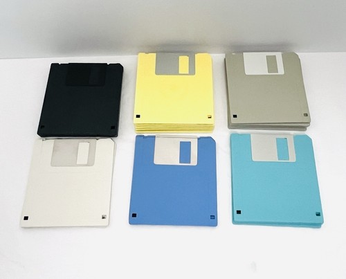 NEW IBM Formatted Mix Color Pack 3.5" Floppy Disks Sony TDK 22 Untested Vintage - Afbeelding 6 van 6