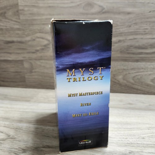 Myst Trilogy Myst Masterpiece, Riven, Myst III: Exile - PC Game 2 Sealed - Picture 11 of 12
