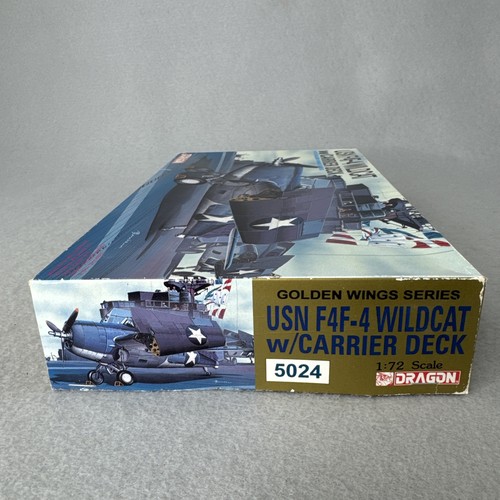 Dragon 5024 USN F4F-4 Wildcat mit Carrier Deck Golden Wings 1:72 Modellflugzeug Bausatz - Bild 4 von 11