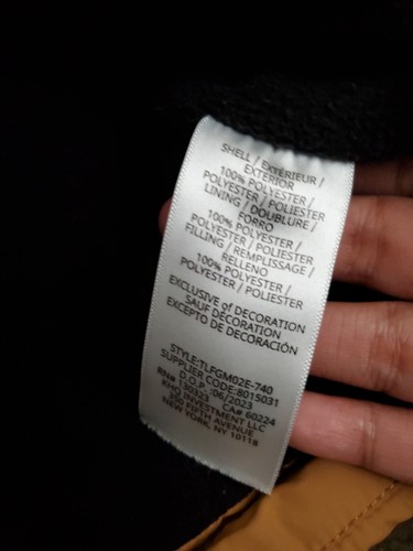 Timberland Jungen Kind Baby hellbraune gefütterte Jacke Mantel Größe XL (7) - Bild 12 von 15