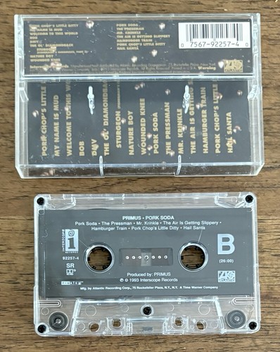 Primus, Pork Soda, Cassette, Used, US 1993, VG/VG, Rock - Picture 2 of 3