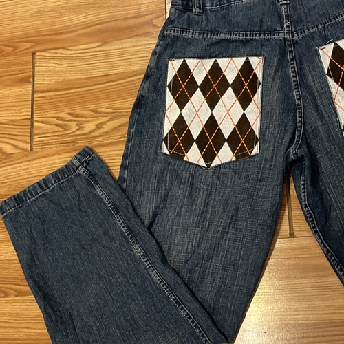 Vintage Evolution Denim Jeans Herren Größe 34x34 Southpole Baggy Hip Hop Y2K 90er - Bild 2 von 12