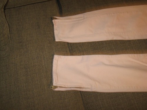 Abercrombie Girls Size Size 14 Pink Jeans 25" inseam zipper bottom - Picture 3 of 3