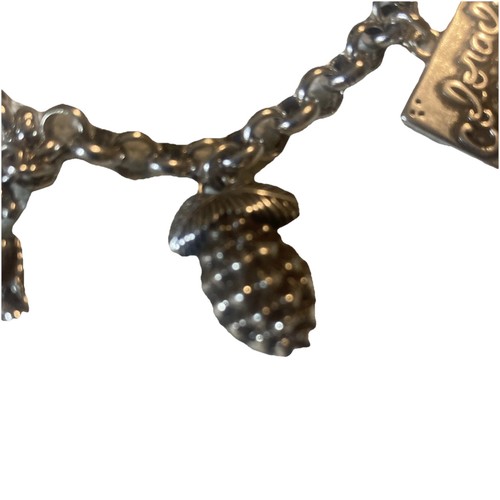 Bracciale Brighton nuovo senza etichette Colorado Charm Argento Smalto Multicolore 8 Charms - Foto 2 di 6