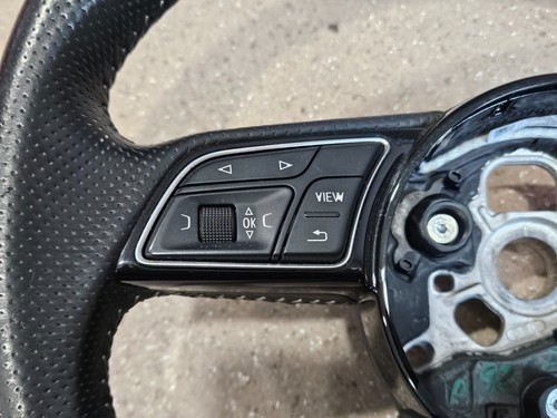 Steering Wheel Audi A4 B9 8W S LINE Leather Multifunction 8W0419091DH - Picture 3 of 24