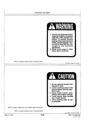 John Deere 350C, 350D Crawler Bulldozer Loader Service Manual Repair Shop Book - Picture 7 of 24