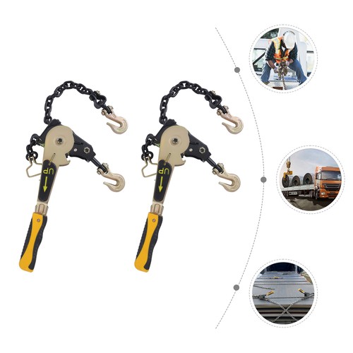 Carpeta de carga de trinquete de amarre carpeta de cadena de trinquete de alta resistencia 2994 kg/6600 libras - Imagen 5 de 18