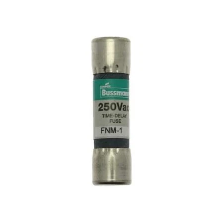 Eaton Bussmann Fnm-1 Midget Fuse, Time-Delay, 1A, 250V Ac, Non-Indicating, 10Ka - Picture 1 of 3