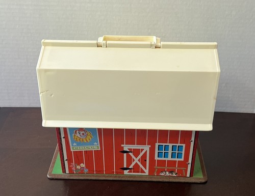 Vintage 1967 Fisher Price Play Family Farm Barn and Silo 915 With Sound Working - Picture 7 of 14