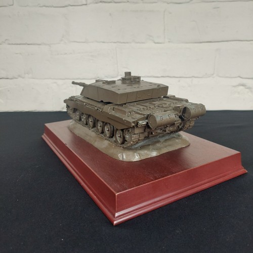 Estatua Challenger 2 Tanque Bronce Fundido por Martin Duchemin - Muy Rara - Imagen 6 de 12