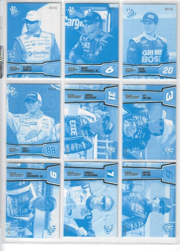 *2013 Press Pass COLOR PROOF CYAN PARALLEL #78 J P Montoya/Car-#33/35!-1 CARD!* - Picture 10 of 11
