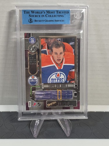 Taylor Hall 2012-13 Fleer Retro Red Precious Metal Gem BGS Authentic 1/100 #29 - Bild 5 von 6