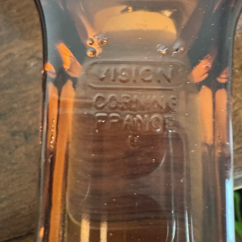 7 Pc Visions By CorningWare  Amber Pan USA and France - Picture 21 of 24