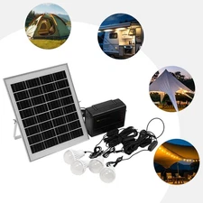 Portable Power Station with Solar Panel, Outdoor Generator Power Supply for Home
