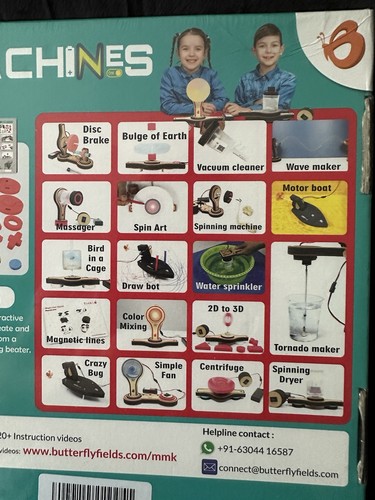 TINKL TINKER LAB @ Home MOTOR MACHINES 20+ Science Projects Tink L - STEM~NEW - Picture 4 of 5