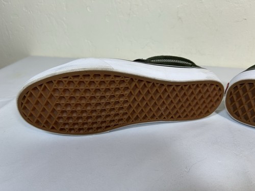 VANS Old Skool Low Pig Gamuza Verde Oliva Talla Mujer 8.5/Hombre 7 - Imagen 11 de 11
