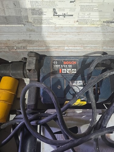 BOSCH UBH 3/24 SE UBH BOHRHAMMER - 110V SDS - IM KOFFER - Bild 3 von 4