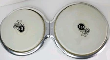 Latin Percussion 7 1/2" & 8 5/8" Compact Bongos - LP828 Aluminum  Cast