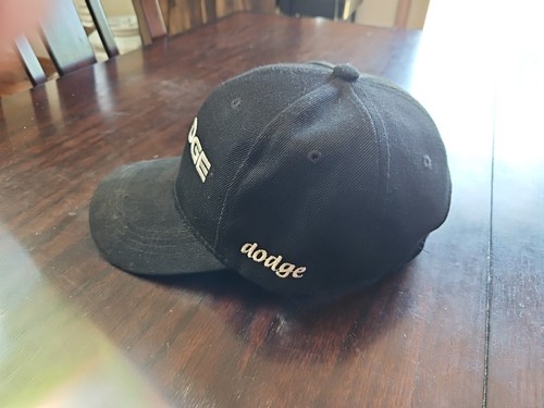 Dodge Baseball Cap Mopar Black Hat White Lettering Nice Shape Fast Shipping 🧢 - Picture 2 of 7